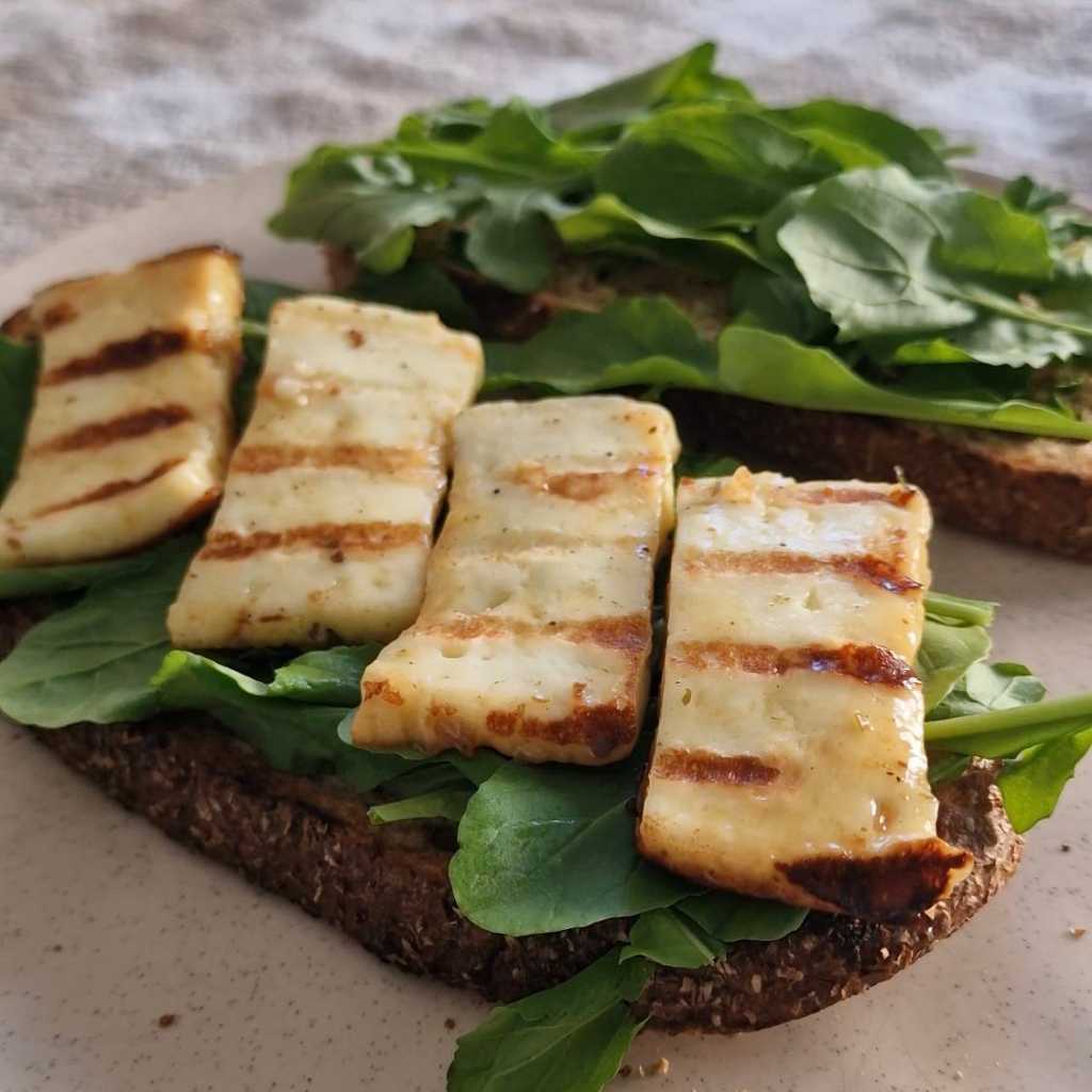 halloumi toast