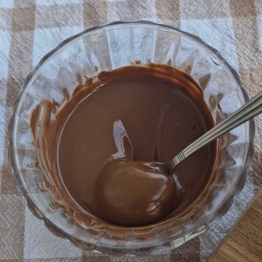 melted chocolate