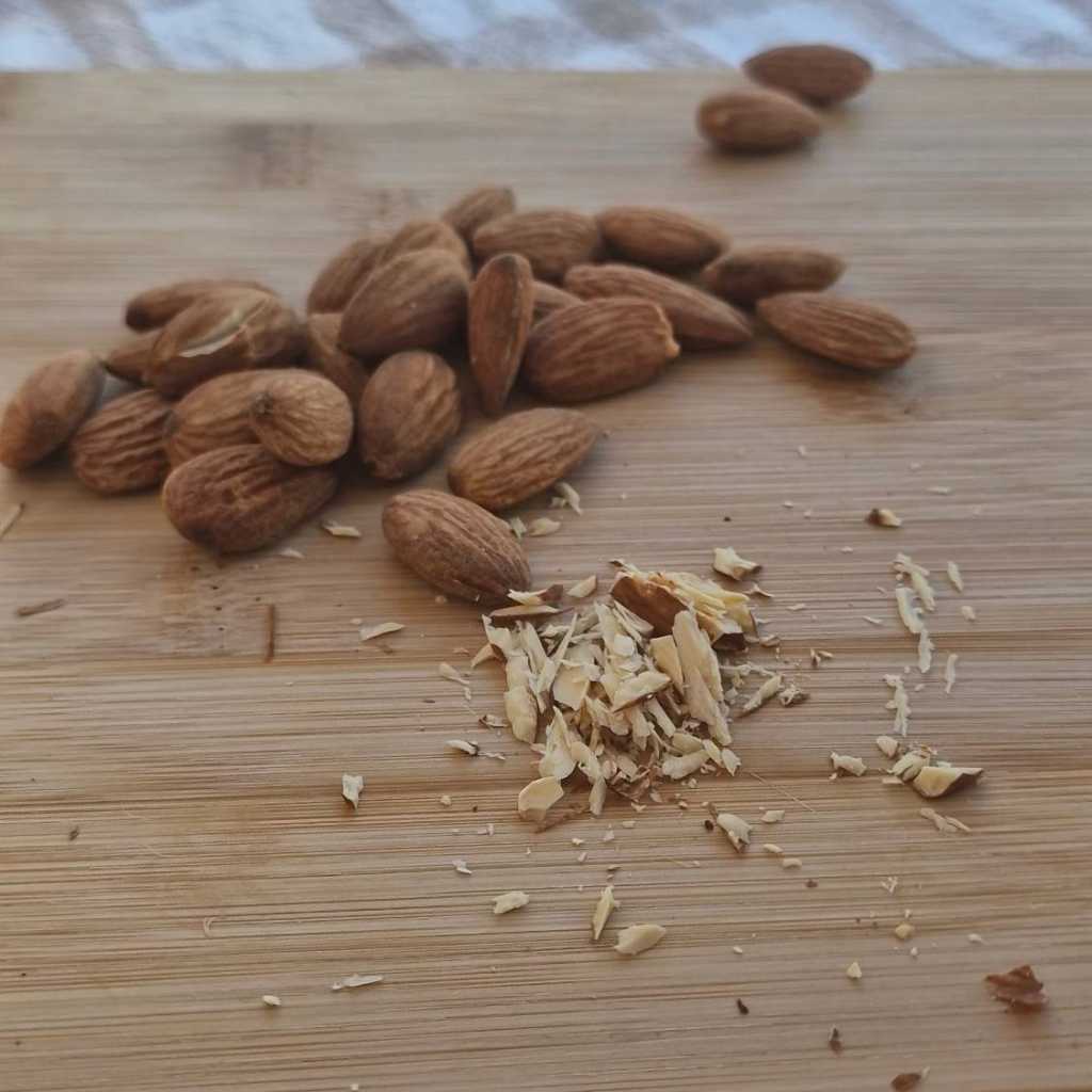 cut almonds