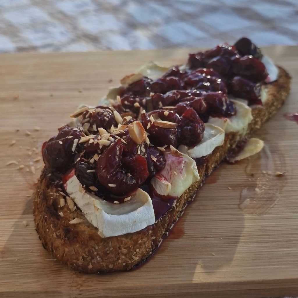 Cherry Camembert Bruschetta