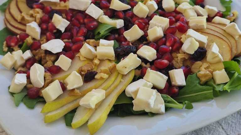 Apple, Pear and Camembert Salad