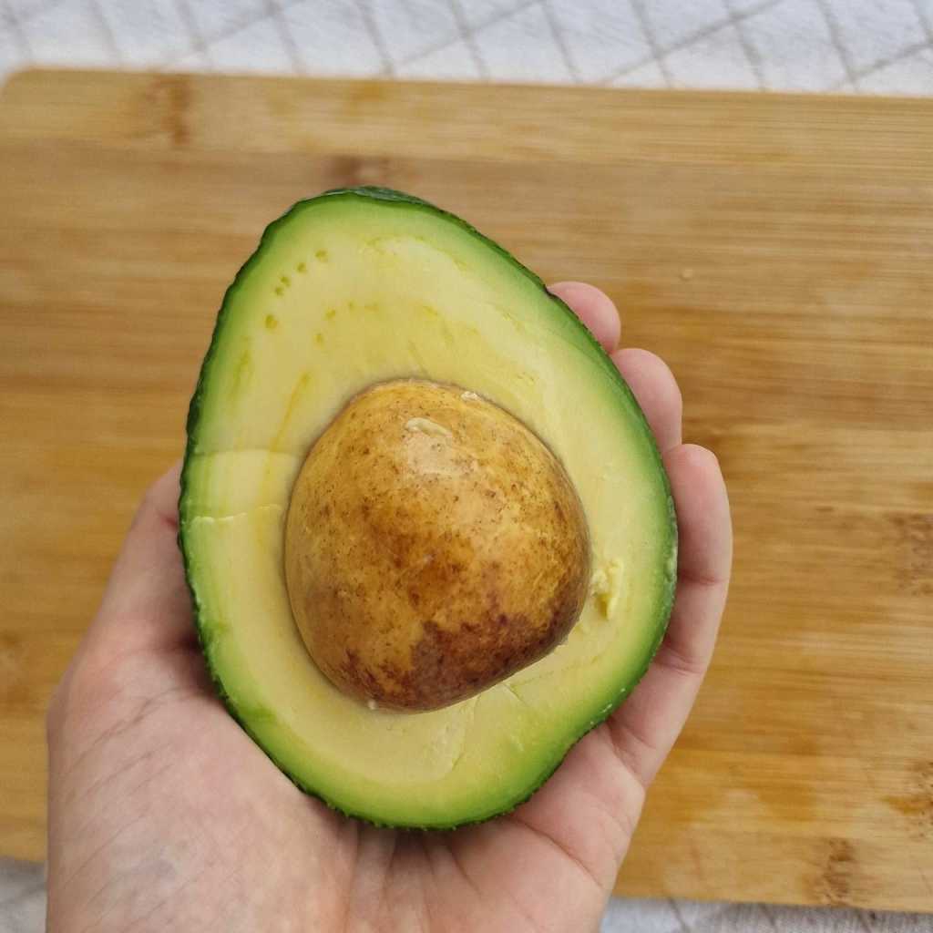 half an avocado