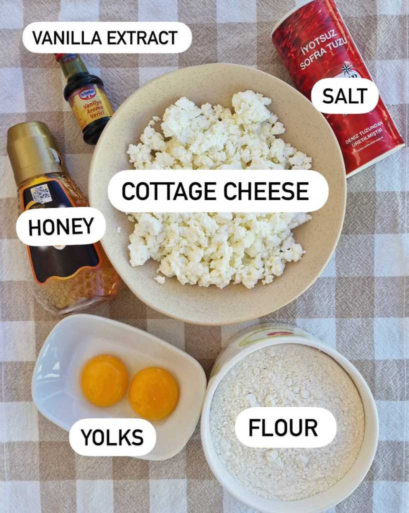 Cottage Cheese Pancakes ingredients