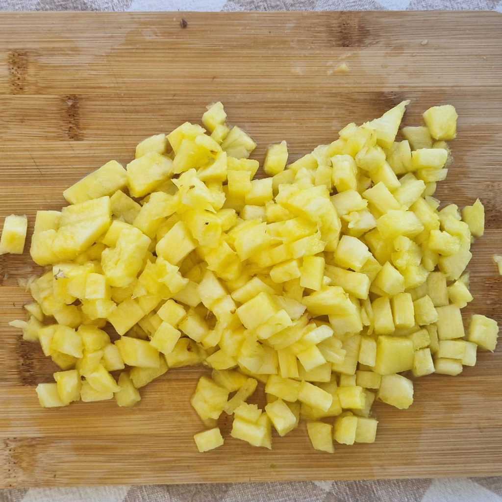 cut pineapple