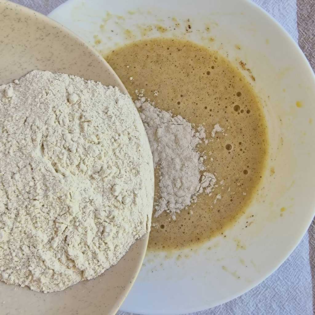 Healthy Oatmeal Banana Bread batter