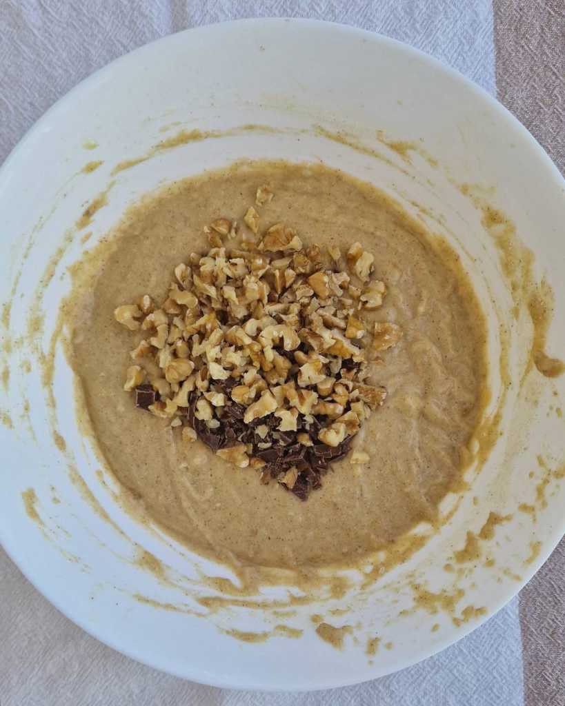 Healthy Oatmeal Banana Bread batter