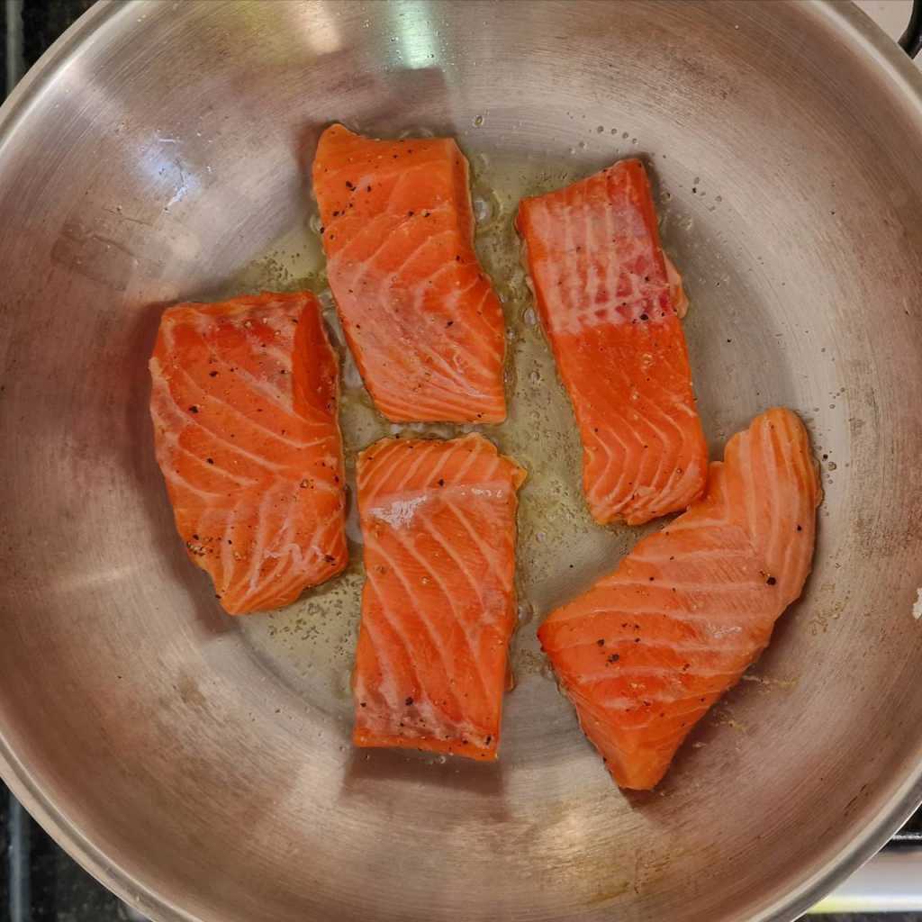 seared salmon