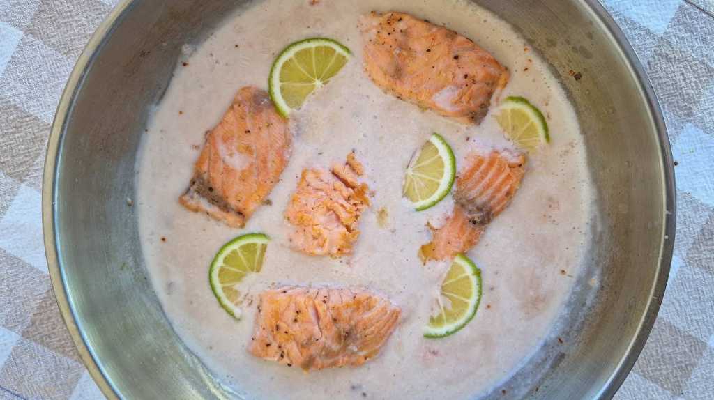 Creamy Coconut-Lime Salmon recipe