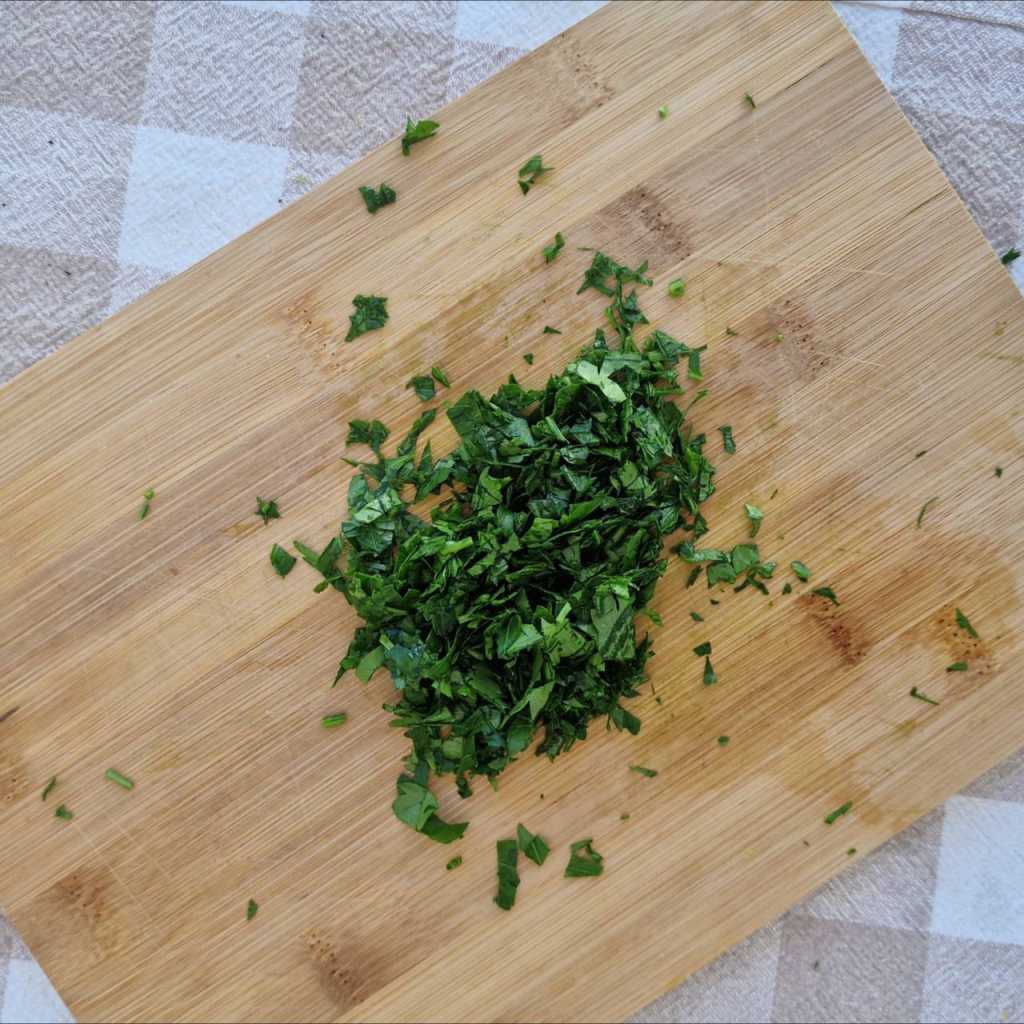 chopped parsley