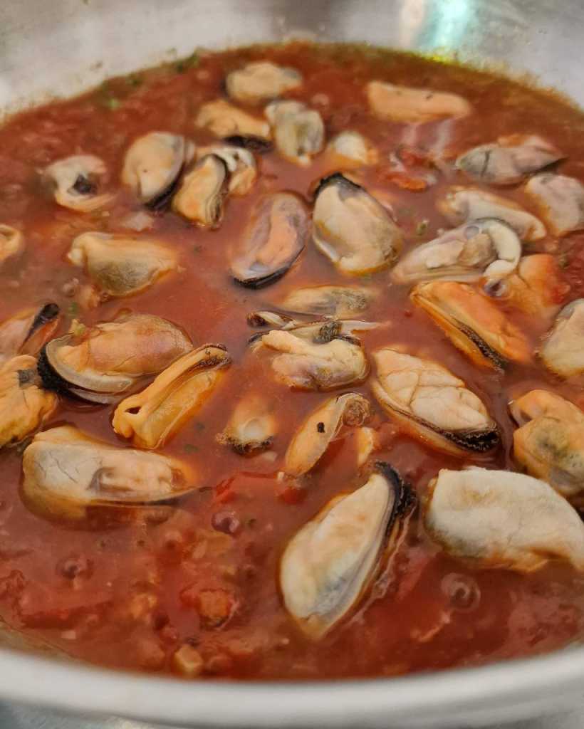 Mussels Marinara pasta recipe