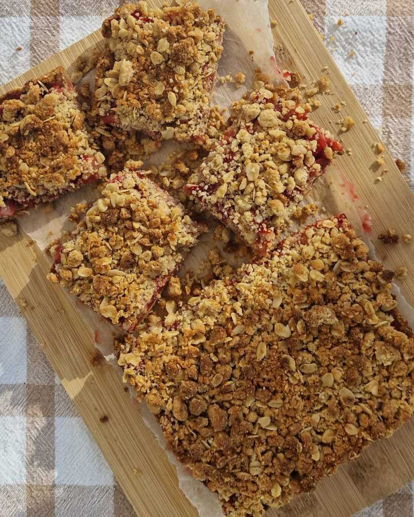 Healthy Vegan Strawberry Crumble recipe