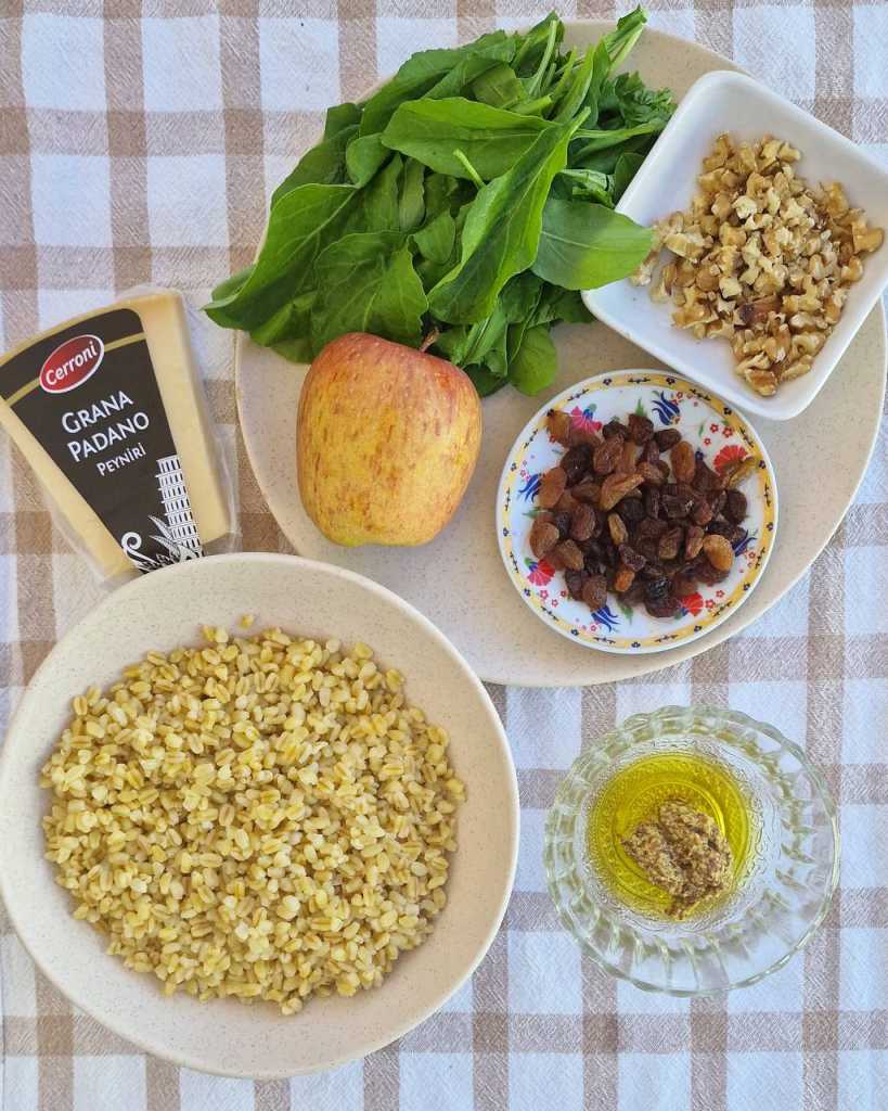 Apple Bulgur Salad recipe ingredients