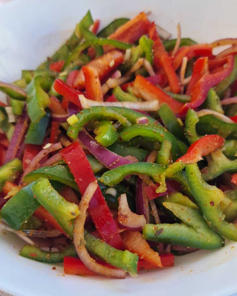 Sheet Pan Shrimp Fajitas recipe