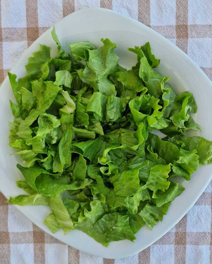 Strawberry and Avocado feta almonds onion Salad recipe lettuce