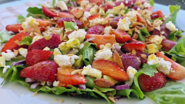 Strawberry and Avocado Salad recipe