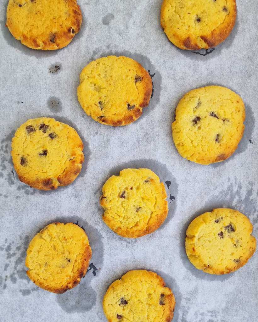 Coconut Flour Chocolate Chip Keto Cookies recipe 