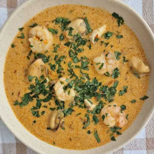 Seafood Soup with Coconut milk
