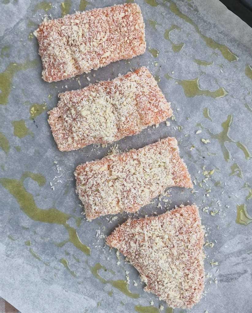 Baked Coconut Crusted Salmon recipe