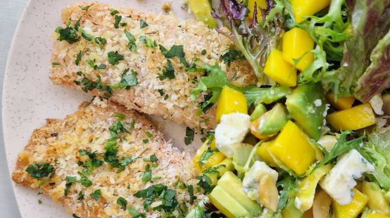 Baked Coconut Crusted Salmon recipe