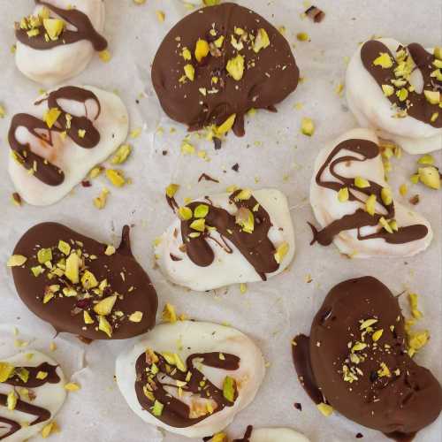 Chocolate-covered Yogurt Tangerine bites recipe