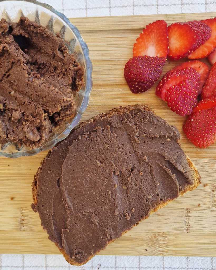 Healthy Chocolate Chickpea Spread Hummus recipe