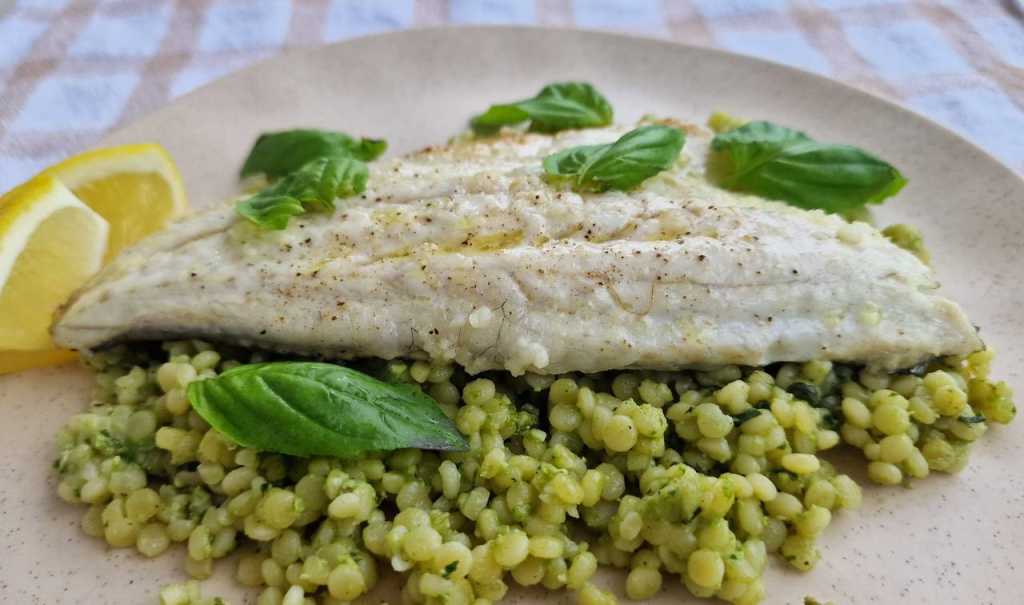 Garlic Sea Bass recipe