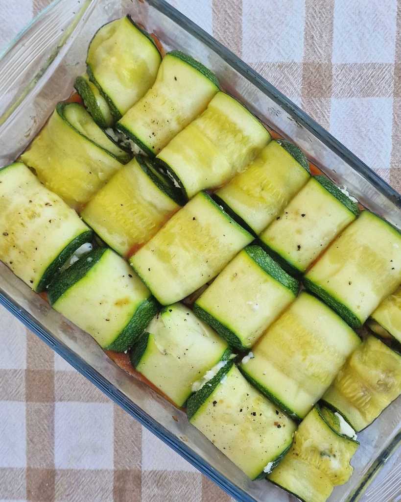 Zucchini Ricotta roll-ups