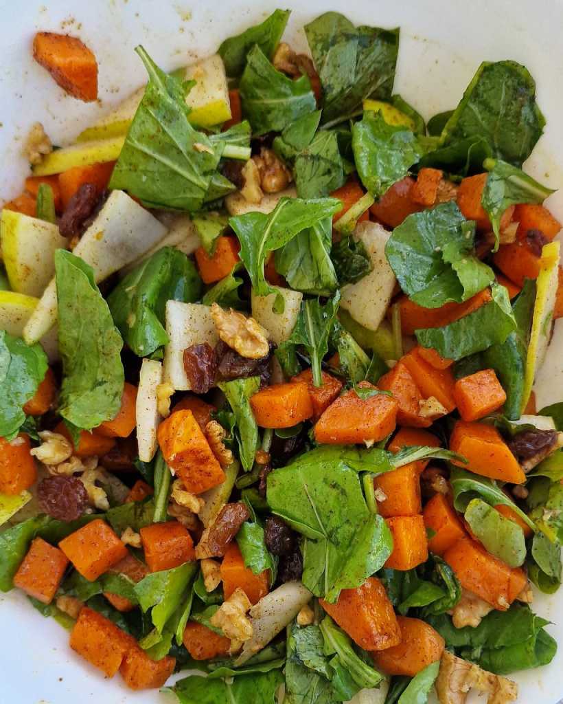 Pumpkin Pear Salad