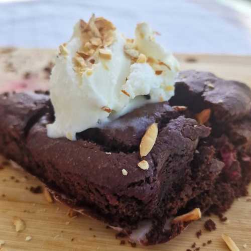 Healthy cherry brownies recipe