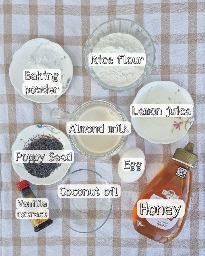 Lemon Poppy Seed Pancakes ingredients