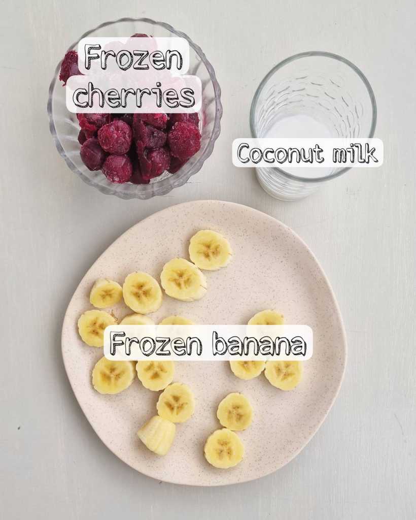 Smoothie Bowl ingredients