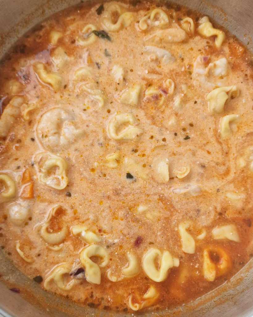 Cheese Tortellini Soup 