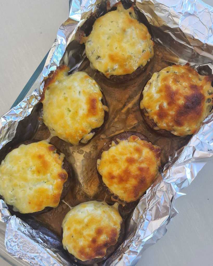 Stuffed Mushrooms baked