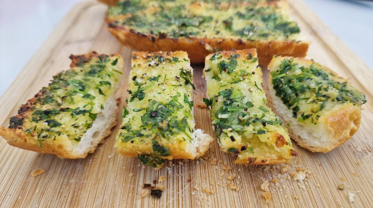 Crispy Garlic Bread recipe