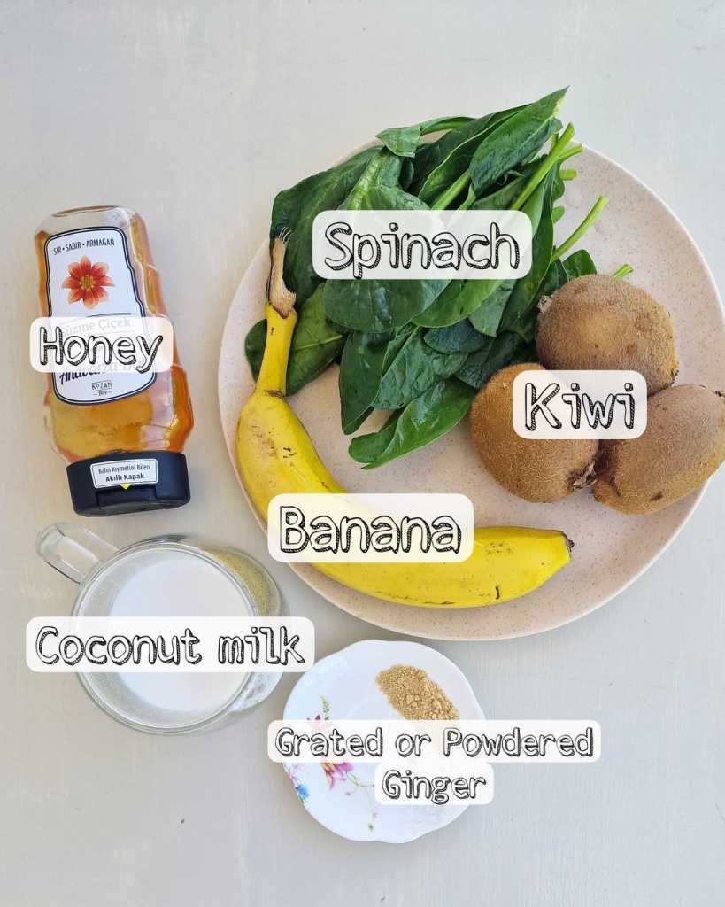 green smoothie ingredients