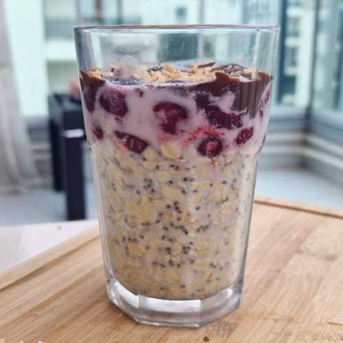 Cherry Overnight Oats recipe