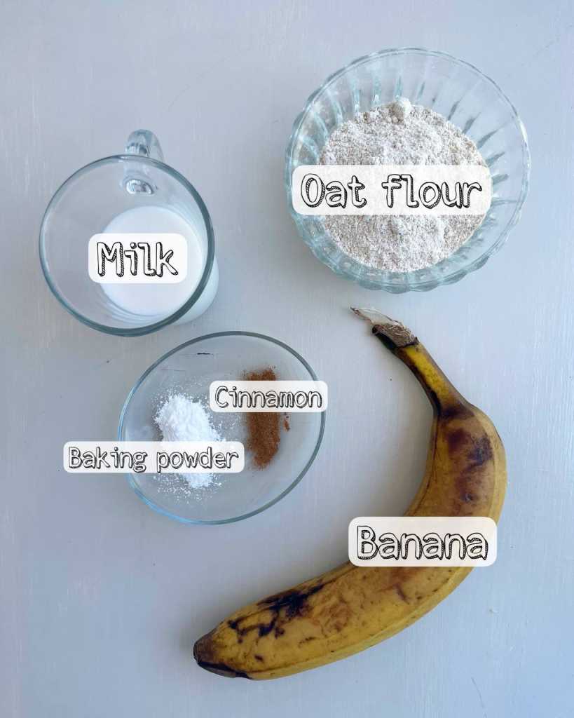 Banana Pancake Bites ingredients