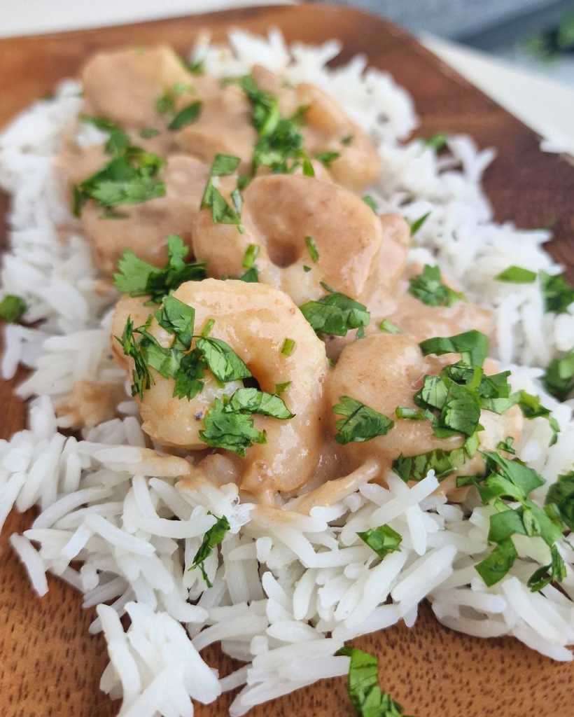 Thai Shrimp in peanut sauce recipe