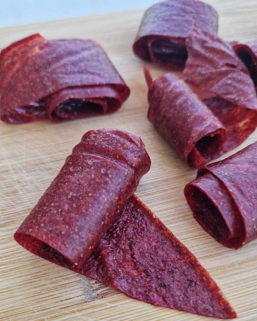 strawberry fruit leather