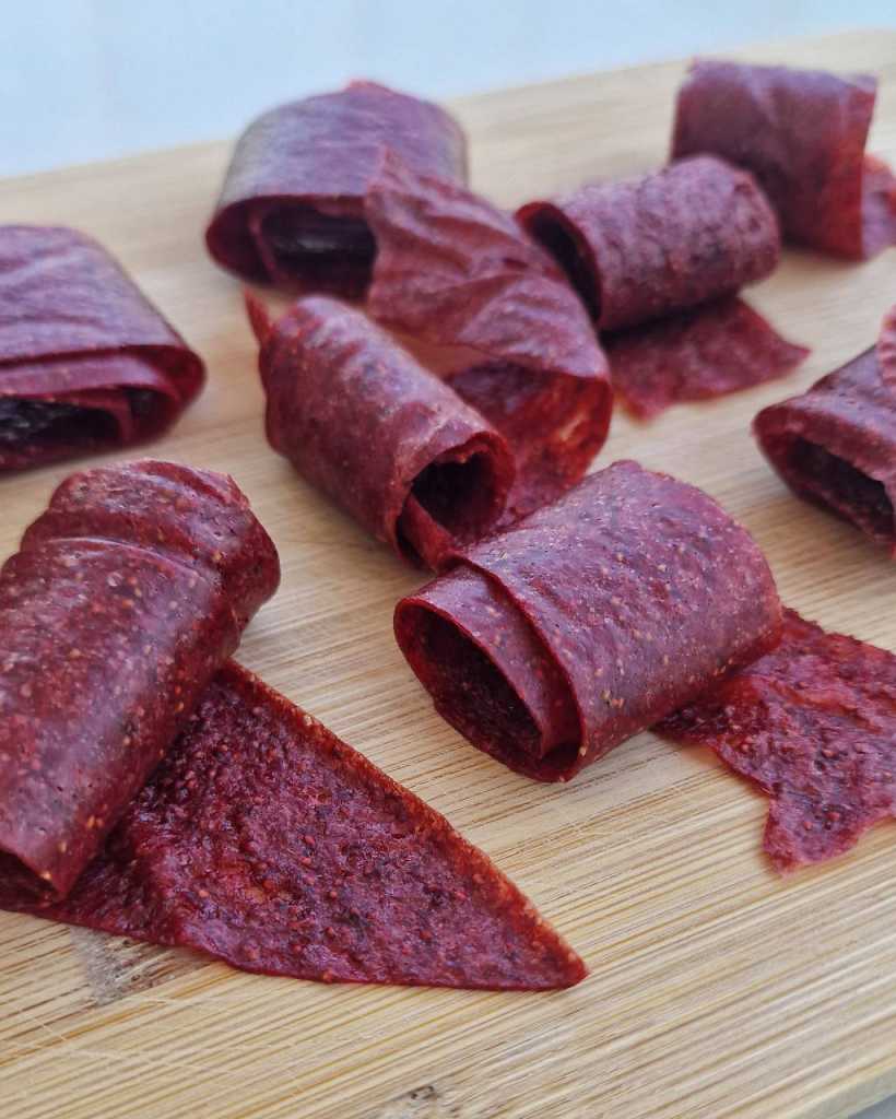 strawberry fruit leather