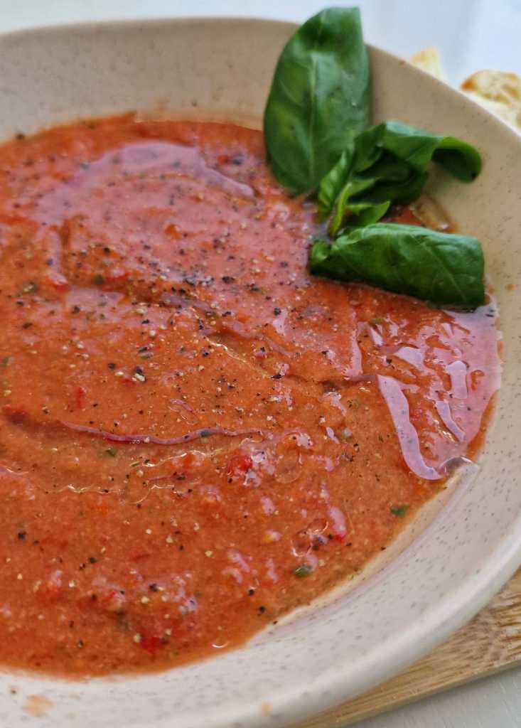 cold gazpacho soup