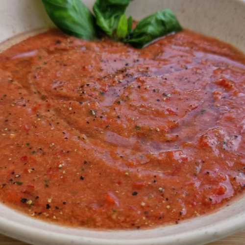 cold gazpacho soup