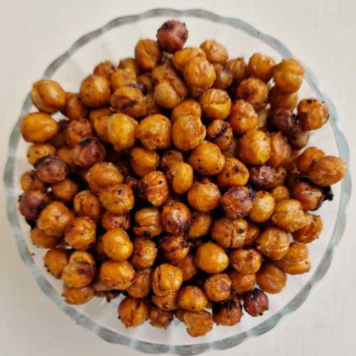 Crispy Roasted Chickpeas snack recipe