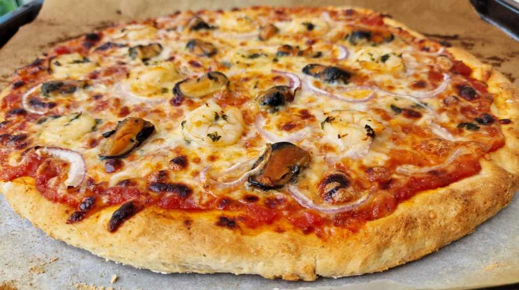 Seafood Pizza recipe