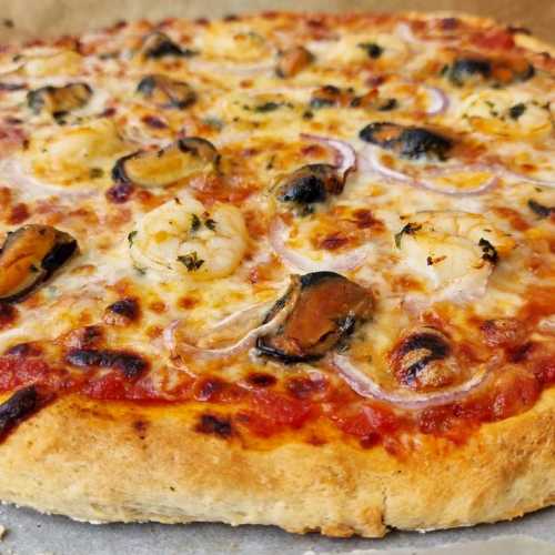 Seafood Pizza recipe