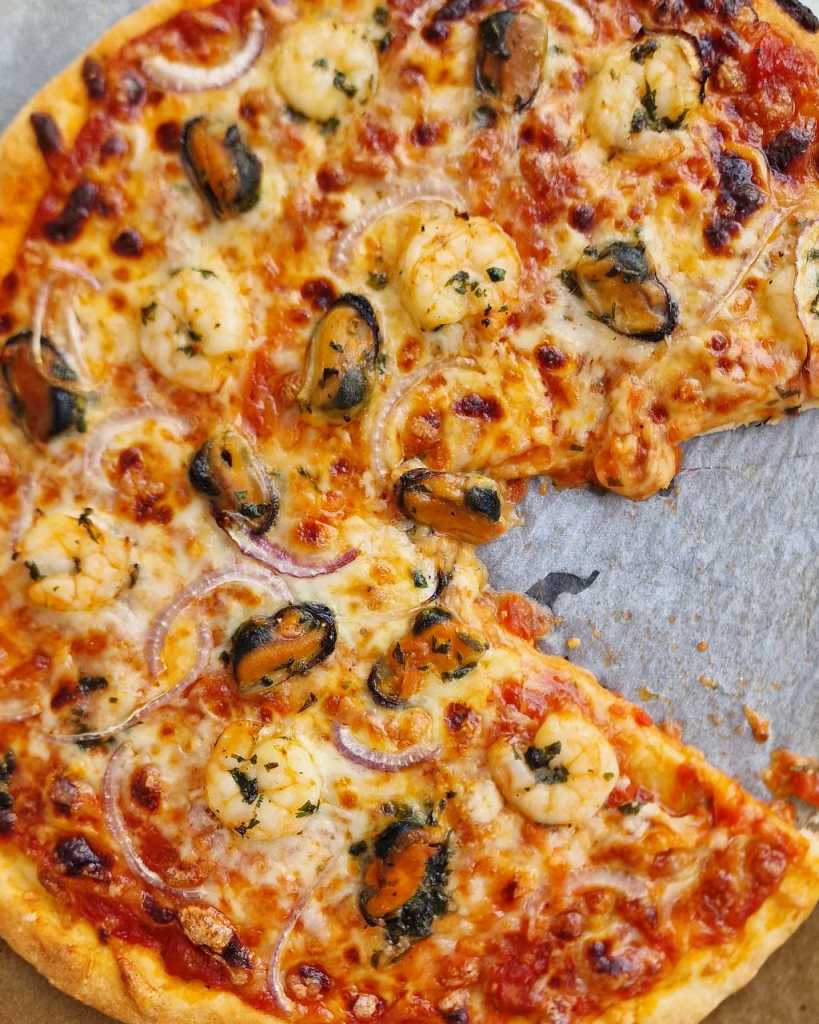 Seafood Pizza recipe