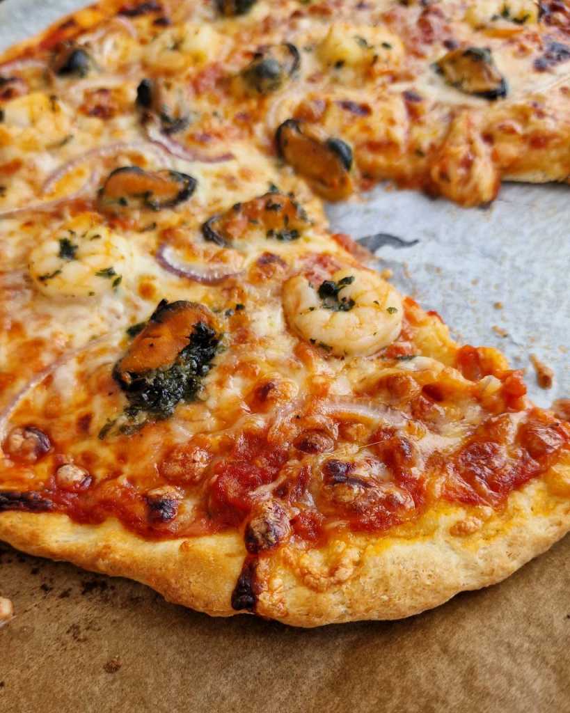 Seafood Pizza recipe