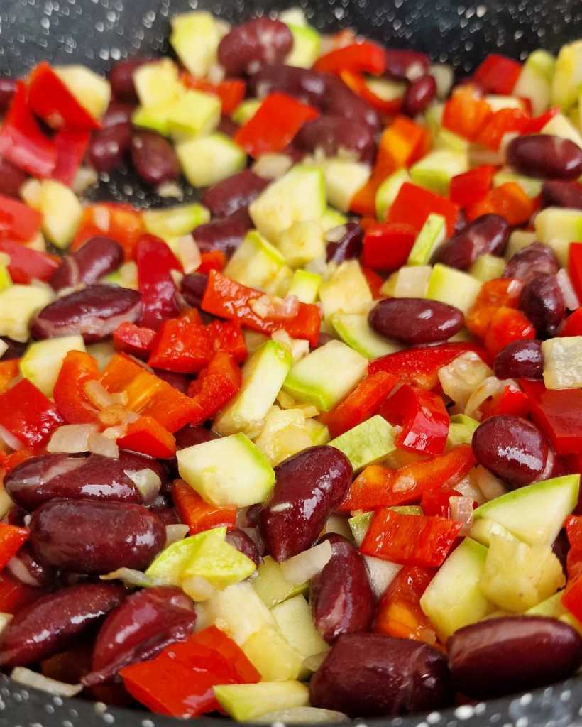 vegetables for enchilada