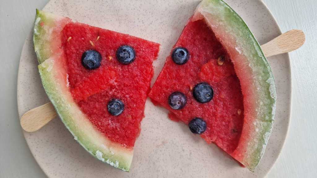 watermelon ice cream sorbet