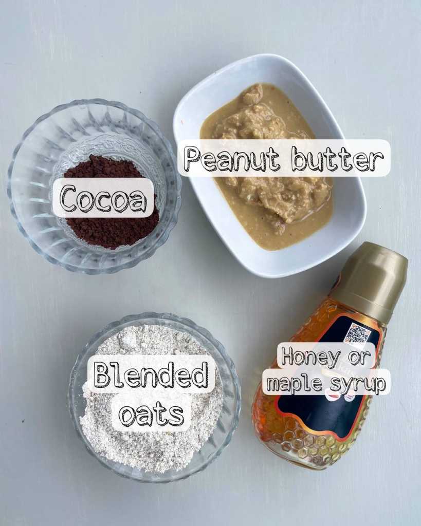 Chocolate Cereal Balls ingredients